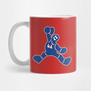 Jumping LA Clippers Gingerbread Man Mug